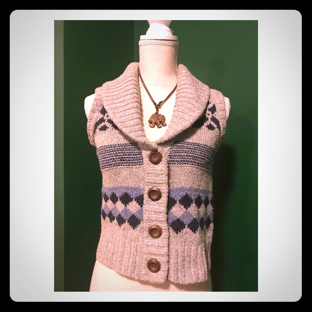 Vintage Sweater Vest 💙